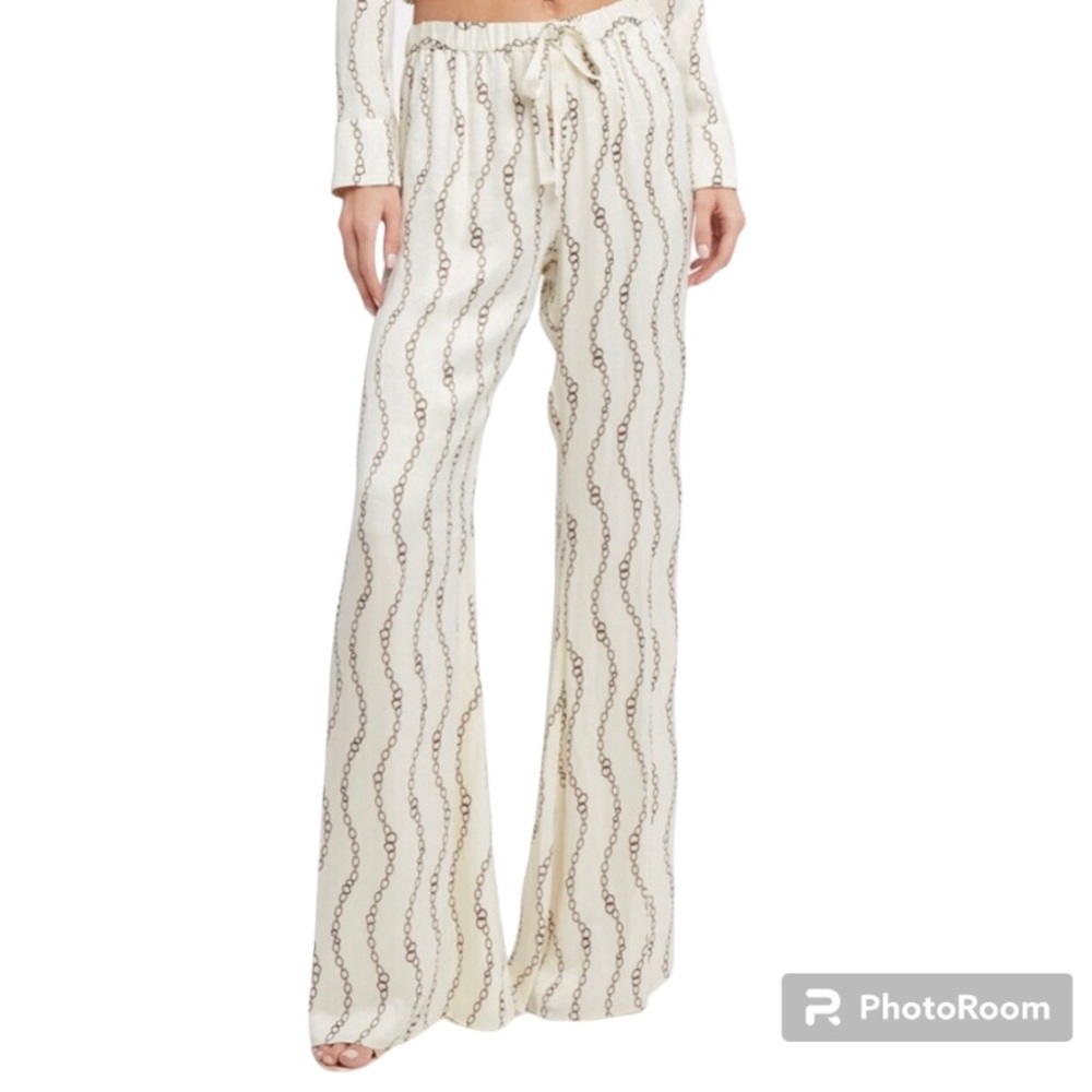 🆕 ALEXIS Aries Wide Leg Pants Ivory High Waisted